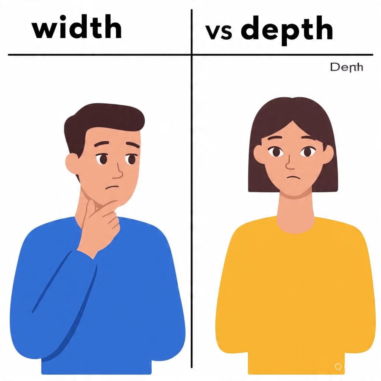 Matrix width vs depth diagram